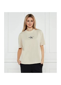 Calvin Klein Jeans T-shirt | Boyfriend fit ze sklepu Gomez Fashion Store w kategorii Bluzki damskie - zdjęcie 184342062