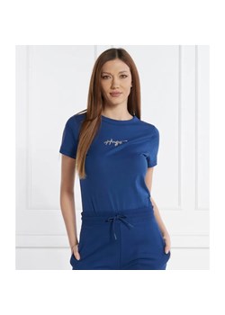 HUGO T-shirt Classic Tee_4 | Regular Fit ze sklepu Gomez Fashion Store w kategorii Bluzki damskie - zdjęcie 184342191