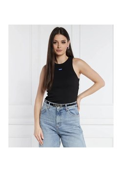 Hugo Blue Top Easy Tank | Slim Fit ze sklepu Gomez Fashion Store w kategorii Bluzki damskie - zdjęcie 184342221