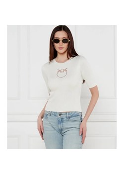 Pinko Jedwabna bluzka Tritone | Cropped Fit ze sklepu Gomez Fashion Store w kategorii Bluzki damskie - zdjęcie 184342454