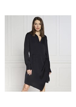 Tommy Hilfiger Sukienka CREPE KNOTTED ze sklepu Gomez Fashion Store w kategorii Sukienki - zdjęcie 184342563