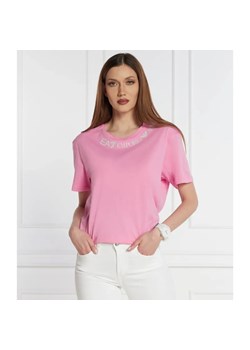 EA7 T-shirt | Regular Fit ze sklepu Gomez Fashion Store w kategorii Bluzki damskie - zdjęcie 184342631