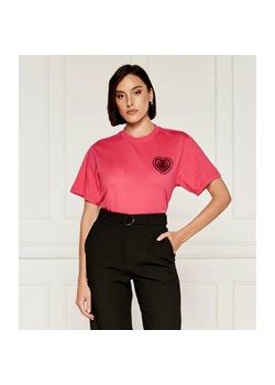 HUGO T-shirt | Slim Fit ze sklepu Gomez Fashion Store w kategorii Bluzki damskie - zdjęcie 184342770