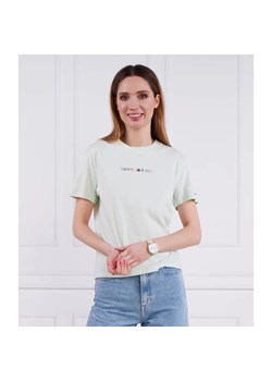 Tommy Jeans T-shirt | Regular Fit ze sklepu Gomez Fashion Store w kategorii Bluzki damskie - zdjęcie 184342784
