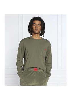 Hugo Bodywear Longsleeve Labelled SWEATSHIRT | Regular Fit ze sklepu Gomez Fashion Store w kategorii T-shirty męskie - zdjęcie 184343181
