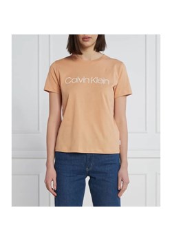 Calvin Klein T-shirt | Regular Fit ze sklepu Gomez Fashion Store w kategorii Bluzki damskie - zdjęcie 184343273