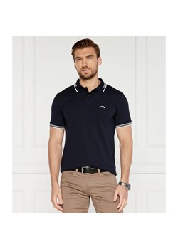 BOSS GREEN Polo Curved | Slim Fit | stretch ze sklepu Gomez Fashion Store w kategorii T-shirty męskie - zdjęcie 184343340