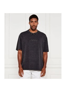 Hugo Blue T-shirt Nebute | Relaxed fit ze sklepu Gomez Fashion Store w kategorii T-shirty męskie - zdjęcie 184343392