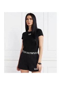 EA7 T-shirt | Regular Fit ze sklepu Gomez Fashion Store w kategorii Bluzki damskie - zdjęcie 184343573