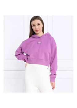 Calvin Klein Jeans Bluza BADGE WIDE SLEEVES | Cropped Fit ze sklepu Gomez Fashion Store w kategorii Bluzy damskie - zdjęcie 184343761