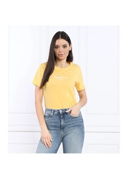 Pepe Jeans London T-shirt | Regular Fit ze sklepu Gomez Fashion Store w kategorii Bluzki damskie - zdjęcie 184344444