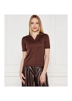 Weekend MaxMara Jedwabne polo RONCOLO | Regular Fit ze sklepu Gomez Fashion Store w kategorii Bluzki damskie - zdjęcie 184344494