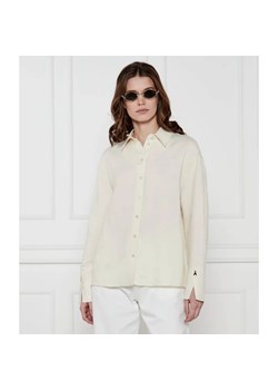 Patrizia Pepe Koszula | Relaxed fit | z dodatkiem lnu ze sklepu Gomez Fashion Store w kategorii Koszule damskie - zdjęcie 184344932