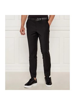 HUGO Wełniane spodnie HestenM204X | Extra slim fit ze sklepu Gomez Fashion Store w kategorii Spodnie męskie - zdjęcie 184345044