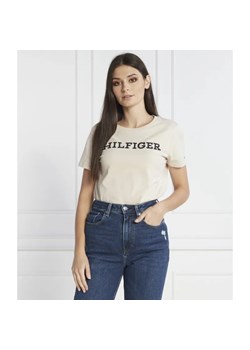 Tommy Hilfiger T-shirt | Regular Fit ze sklepu Gomez Fashion Store w kategorii Bluzki damskie - zdjęcie 184345060