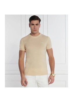 GUESS T-shirt | Regular Fit | z dodatkiem jedwabiu ze sklepu Gomez Fashion Store w kategorii T-shirty męskie - zdjęcie 184345111