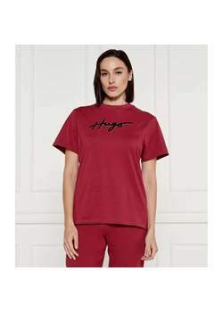 HUGO T-shirt VINTAGE | Loose fit ze sklepu Gomez Fashion Store w kategorii Bluzki damskie - zdjęcie 184345181