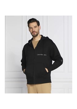 Calvin Klein Jeans Bluza OFF PLACED INSTIT ZIP-THROUGH | Regular Fit ze sklepu Gomez Fashion Store w kategorii Bluzy męskie - zdjęcie 184345390