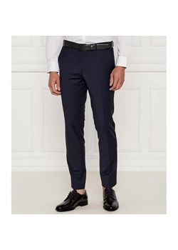 HUGO Wełniane spodnie HestenM204X | Extra slim fit ze sklepu Gomez Fashion Store w kategorii Spodnie męskie - zdjęcie 184345491