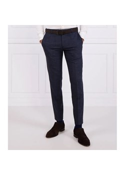 Joop! Wełniane spodnie 17 JT-34Blayr-STR12 | Slim Fit | z dodatkiem lnu ze sklepu Gomez Fashion Store w kategorii Spodnie męskie - zdjęcie 184345750