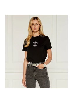 Calvin Klein Jeans T-shirt | Regular Fit ze sklepu Gomez Fashion Store w kategorii Bluzki damskie - zdjęcie 184345751