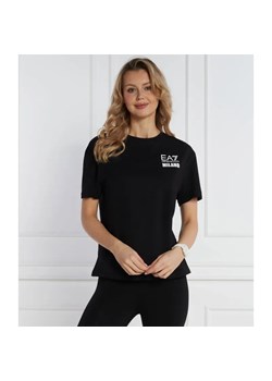 EA7 T-shirt | Regular Fit ze sklepu Gomez Fashion Store w kategorii Bluzki damskie - zdjęcie 184345871