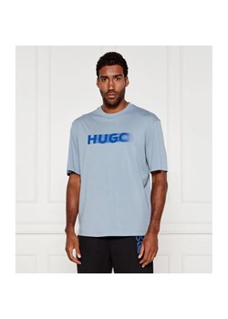 Hugo Blue T-shirt Nalax | Regular Fit ze sklepu Gomez Fashion Store w kategorii T-shirty męskie - zdjęcie 184345894