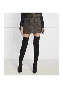 Balmain Skórzana spódnica ze sklepu Gomez Fashion Store w kategorii Spódnice - zdjęcie 184346053