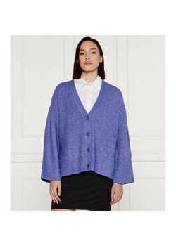 Patrizia Pepe Kardigan | Loose fit | z dodatkiem wełny ze sklepu Gomez Fashion Store w kategorii Swetry damskie - zdjęcie 184346212