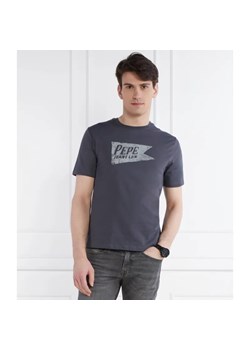 Pepe Jeans London T-shirt SINGLE CARDIFF | Regular Fit ze sklepu Gomez Fashion Store w kategorii T-shirty męskie - zdjęcie 184346272