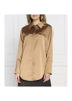 BOSS BLACK Satynowa koszula Besatina | Comfort fit ze sklepu Gomez Fashion Store w kategorii Koszule damskie - zdjęcie 184346274