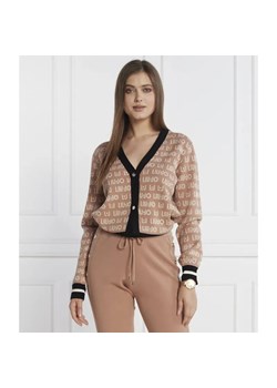 Liu Jo Sport Kardigan magila aperta | Regular Fit ze sklepu Gomez Fashion Store w kategorii Swetry damskie - zdjęcie 184346430
