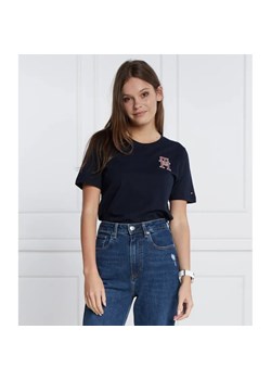 Tommy Hilfiger T-shirt IMD MDRN REG C-NK SS | Regular Fit ze sklepu Gomez Fashion Store w kategorii Bluzki damskie - zdjęcie 184346433