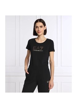 EA7 T-shirt | Regular Fit ze sklepu Gomez Fashion Store w kategorii Bluzki damskie - zdjęcie 184346610