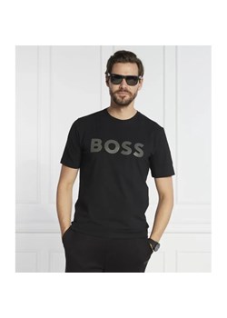 BOSS GREEN T-shirt Tee 8 | Slim Fit | stretch ze sklepu Gomez Fashion Store w kategorii T-shirty męskie - zdjęcie 184347101