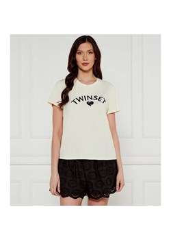 Twinset U&B T-shirt | Regular Fit ze sklepu Gomez Fashion Store w kategorii Bluzki damskie - zdjęcie 184347650