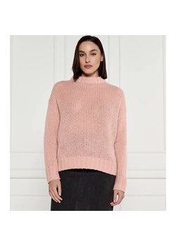 HUGO Wełniany sweter Sloossy | Oversize fit ze sklepu Gomez Fashion Store w kategorii Swetry damskie - zdjęcie 184347763