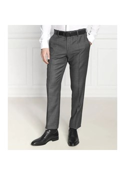 BOSS BLACK Wełniane spodnie H-Genius-MM-224 | Slim Fit ze sklepu Gomez Fashion Store w kategorii Spodnie męskie - zdjęcie 184347914