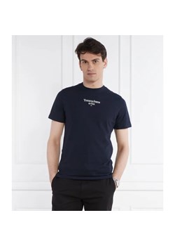 Tommy Jeans T-shirt ENTRY TEE EXT | Slim Fit ze sklepu Gomez Fashion Store w kategorii T-shirty męskie - zdjęcie 184348022