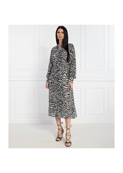 Karl Lagerfeld Sukienka z paskiem animal print ze sklepu Gomez Fashion Store w kategorii Sukienki - zdjęcie 184348091