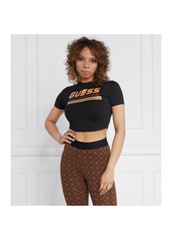 GUESS ACTIVE T-shirt AGGIE ACTIVE | Cropped Fit ze sklepu Gomez Fashion Store w kategorii Bluzki damskie - zdjęcie 184348551