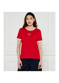 Tommy Hilfiger T-shirt | Regular Fit ze sklepu Gomez Fashion Store w kategorii Bluzki damskie - zdjęcie 184348830