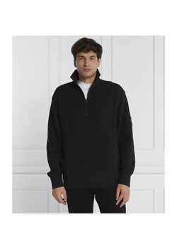 Calvin Klein Jeans Sweter BADGE WAFFLE HALF ZIP | Regular Fit ze sklepu Gomez Fashion Store w kategorii Swetry męskie - zdjęcie 184348923