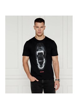 HUGO T-shirt Dayaking | Regular Fit ze sklepu Gomez Fashion Store w kategorii T-shirty męskie - zdjęcie 184349061