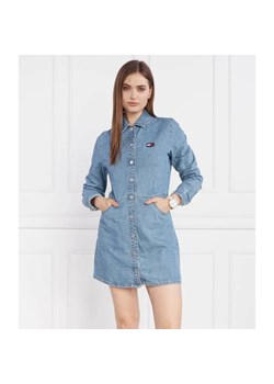 Tommy Jeans Sukienka TJW LS BADGE DENIM MINI ze sklepu Gomez Fashion Store w kategorii Sukienki - zdjęcie 184349200