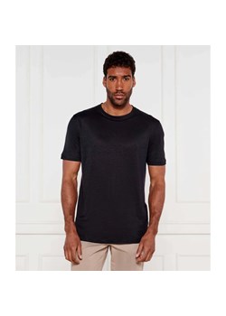 BOSS BLACK Lniany t-shirt Taut 73_DB | Boss x David Beckham | Regular Fit ze sklepu Gomez Fashion Store w kategorii T-shirty męskie - zdjęcie 184349242
