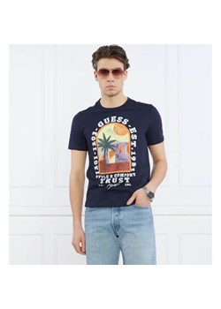GUESS T-shirt PALM WINDOW | Slim Fit ze sklepu Gomez Fashion Store w kategorii T-shirty męskie - zdjęcie 184350343
