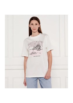 Tommy Jeans T-shirt TONAL TROPICS | Loose fit ze sklepu Gomez Fashion Store w kategorii Bluzki damskie - zdjęcie 184350370