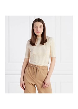 Marc O' Polo Sweter Pullover cropped | Regular Fit | z dodatkiem lnu ze sklepu Gomez Fashion Store w kategorii Swetry damskie - zdjęcie 184350634