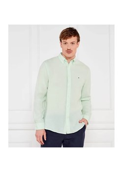 Tommy Hilfiger Lniana koszula PIGMENT DYED | Regular Fit ze sklepu Gomez Fashion Store w kategorii Koszule męskie - zdjęcie 184351070
